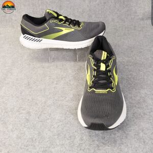 Brooks Transcend 7 Sneaker Shoes Black Green Lace-Up Gorpcore Men's Size 11.5 D
